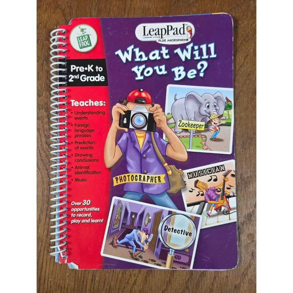 LeapFrog LeapPad Interactive Books Lot Reading Writing Music Disney Tigger PreK2